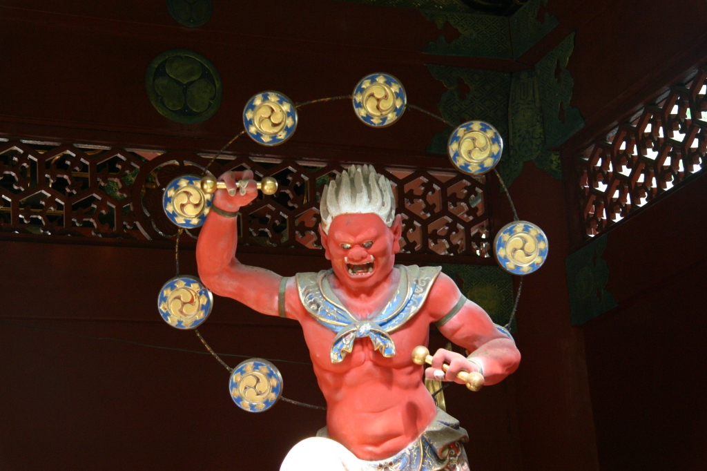 日光山輪王寺 大猷院 二天門_雷神