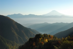 晩秋の富士