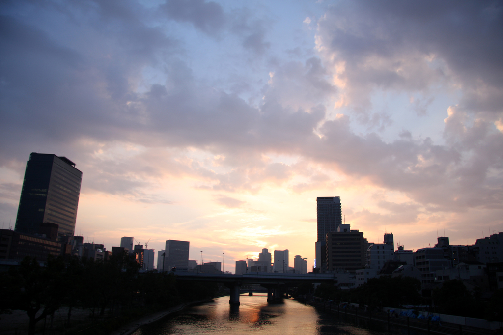 夕暮れ
