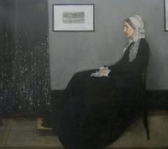 灰色と黒のアレンジ、画家の母親の肖像 / ホイッスラー