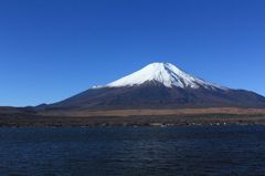 山中湖からの富士