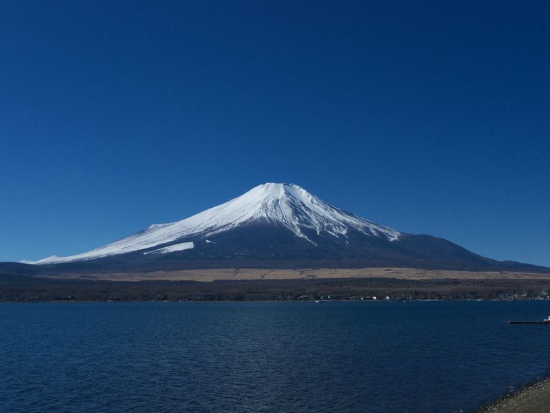 快晴の富士