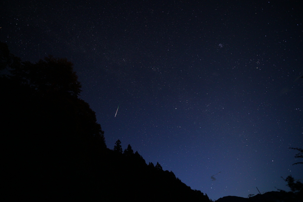 流星かなまだ見える？薄明Ver