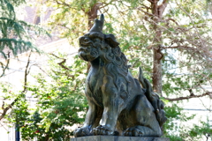 狛犬_青山熊野神社
