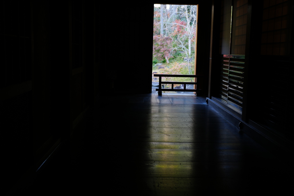 円覚寺　大方丈　廊下から見た庭