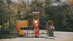 秋ヶ瀬公園　すべり台