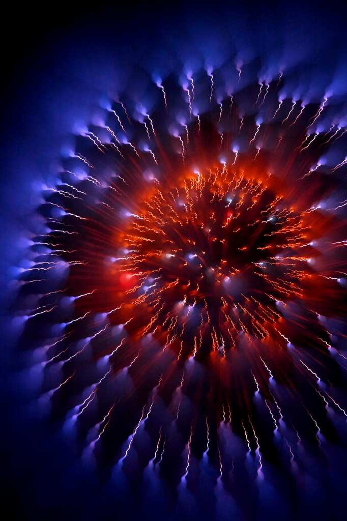 spark of fireworks