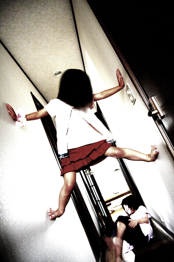 娘忍者修行中「ニンニン」