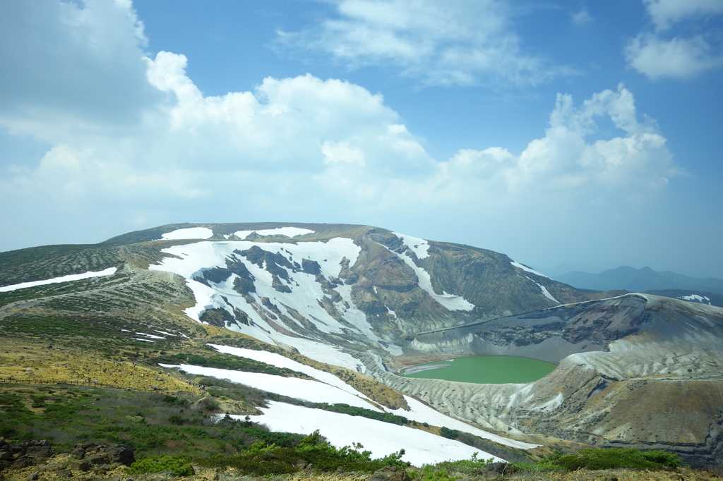 蔵王連峰　御釜