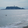 七里ガ浜から見た江ノ島