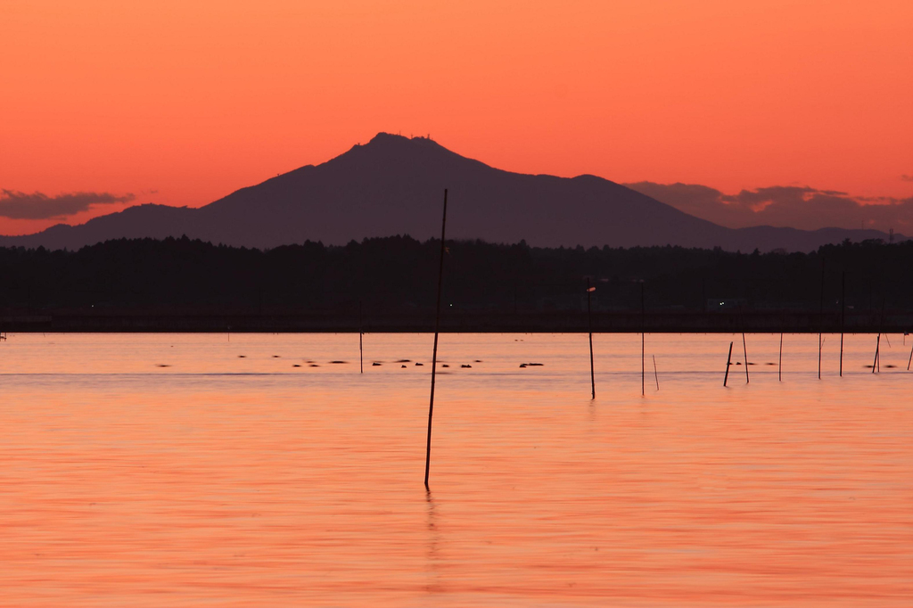  筑波の夕暮れ