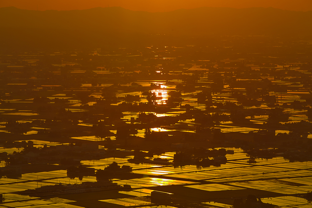 穏やかな夕暮れ