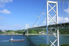 朝の関門橋２