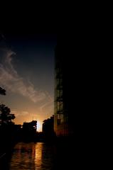 街の夕暮れ　３