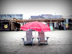 影絵じゃないけど逗子海岸