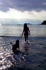 影絵小屋・逗子海岸