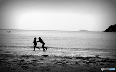 影絵小屋・逗子海岸