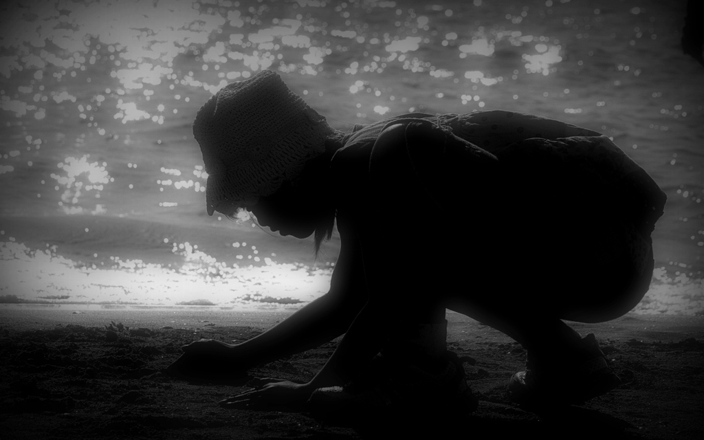 影絵小屋・逗子海岸（砂遊び）