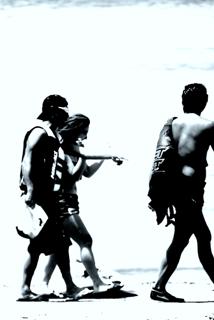 影絵じゃないけど逗子海岸