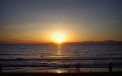 影絵小屋。江ノ島海岸