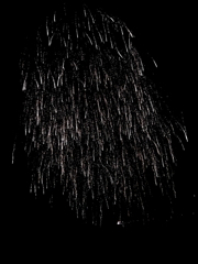 残照・・・・・花火