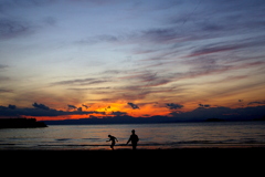 影絵小屋・逗子海岸