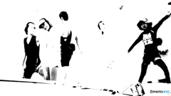 影絵じゃないけど逗子海岸