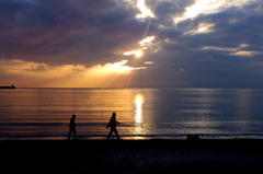 影絵小屋・逗子海岸