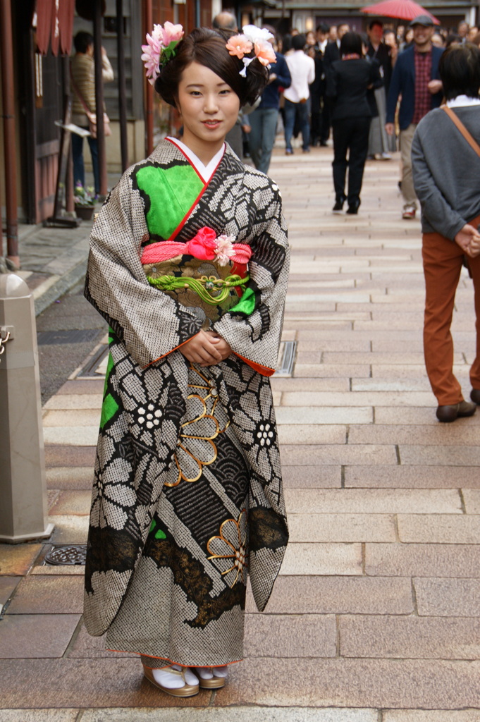 東茶屋街にて。