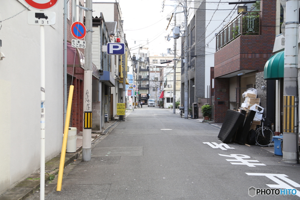 浪速区の路地