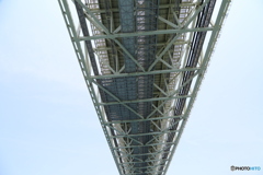 明石海峡大橋の裏側