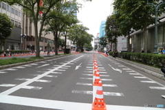 通行止め駅前通り