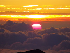 北岳山荘からの御来光！