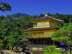 絵ハガキみたいな金閣寺