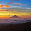 三色富士山