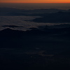 雲海と河口湖
