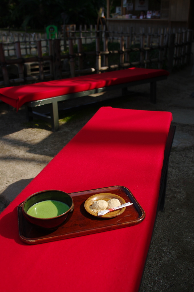 きび団子と抹茶