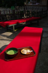きび団子と抹茶
