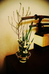母の生けた花