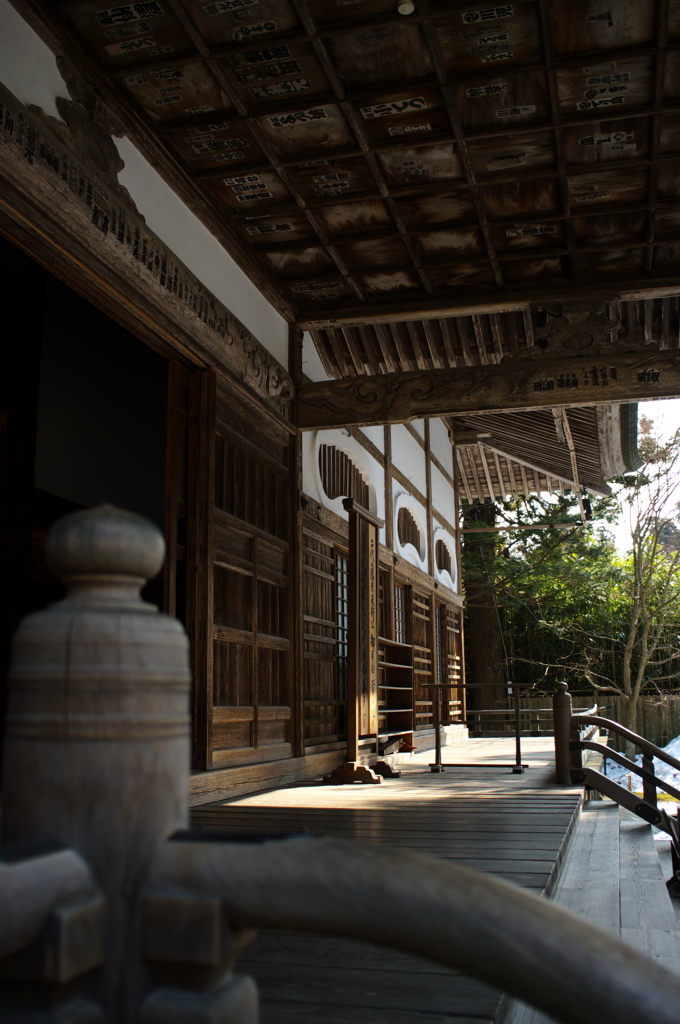 中尊寺の廊下