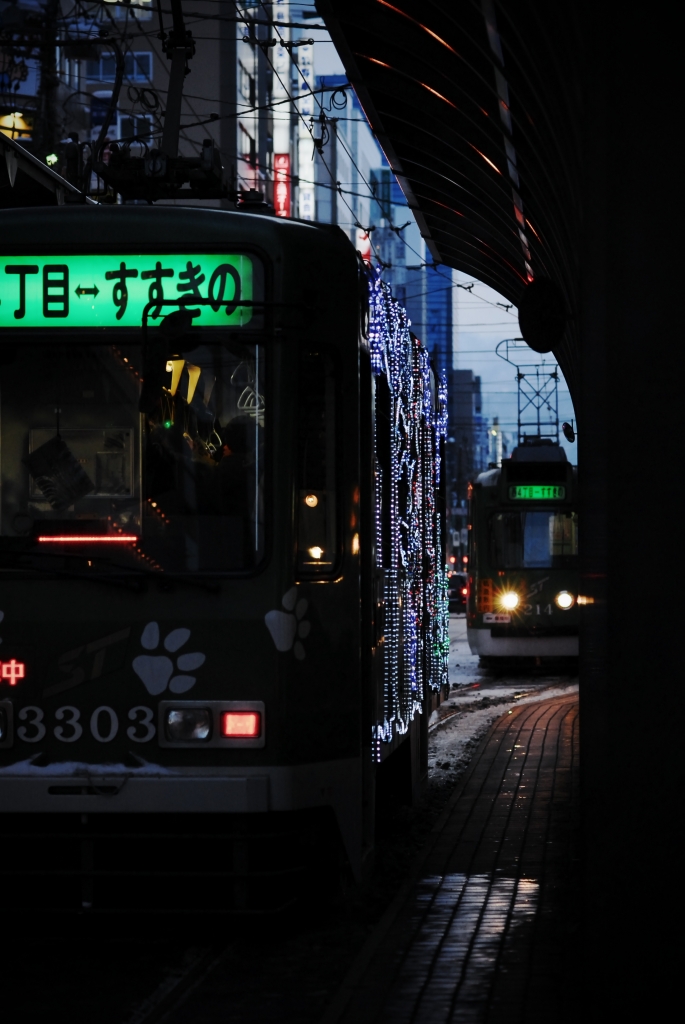 札幌市電イルミネーション