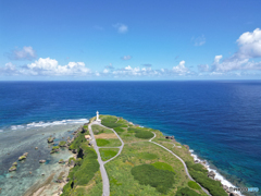 東平安名崎より南東を望む
