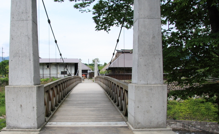 白馬　大出の吊り橋