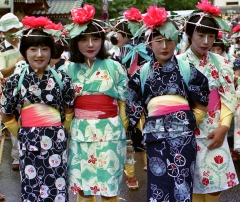 別所温泉のお祭りにて