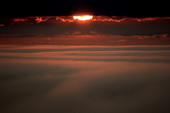 ウトロ夕陽