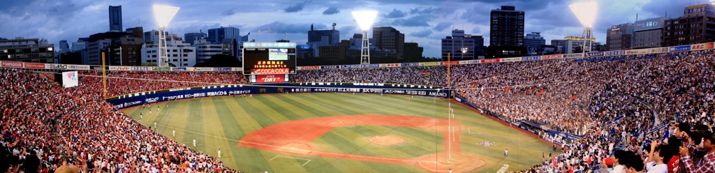 駆け抜けたスタジアム