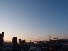 夕暮れ