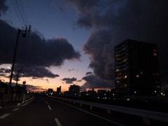 夕暮れ