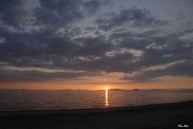 瀬戸内の夕景