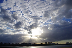 雲と空と海と